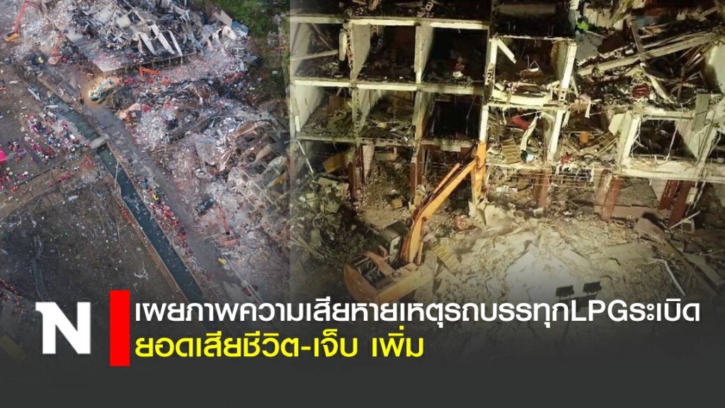 ทางการจีน เผยภาพความเสียหายเหตุรถบรรทุกLPGระเบิด ทางการจีน เผยภาพความเสียหายเหตุรถบรรทุกLPGระเบิด