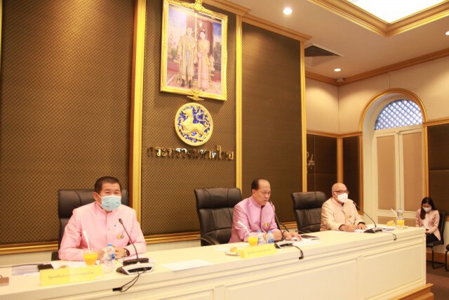 มท.ฟิตประชุมซ้อมมาตรการป้องกันโควิดระลอก 2