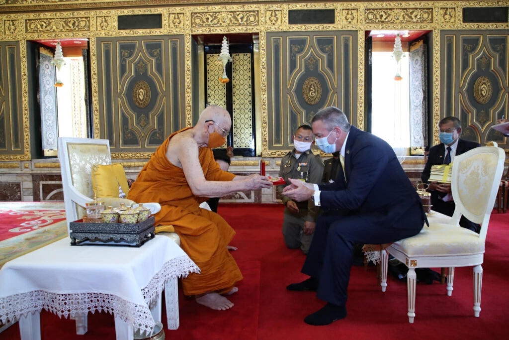 ทูตสหรัฐคนใหม่เฝ้าถวายสักการะสมเด็จพระสังฆราช ทูตสหรัฐคนใหม่เฝ้าถวายสักการะสมเด็จพระสังฆราช