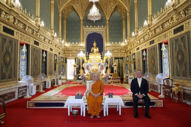 ทูตสหรัฐคนใหม่เฝ้าถวายสักการะสมเด็จพระสังฆราช