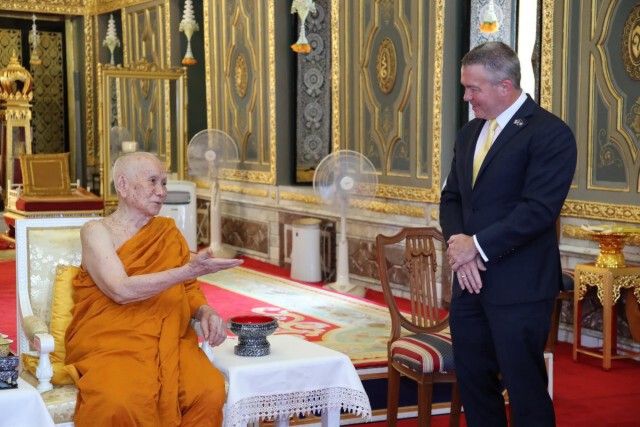 ทูตสหรัฐคนใหม่เฝ้าถวายสักการะสมเด็จพระสังฆราช
