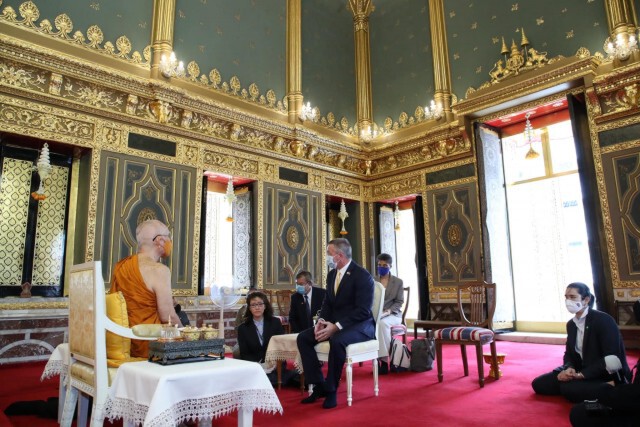 ทูตสหรัฐคนใหม่เฝ้าถวายสักการะสมเด็จพระสังฆราช