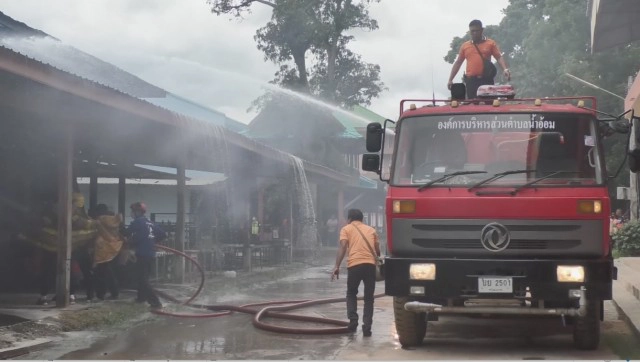 ไฟไหม้อาคารเรียน โรงเรียนอนุบาลดำรงราชานุสรณ์ รับเปิดเทอม