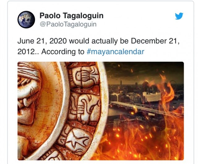 นักวิทย์คำนวณ วันสิ้นโลก 21 มิ.ย. 2020!! ตามปฏิทินมายาฉบับล่าสุด