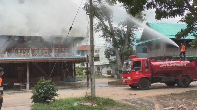 ไฟไหม้อาคารเรียน โรงเรียนอนุบาลดำรงราชานุสรณ์ รับเปิดเทอม