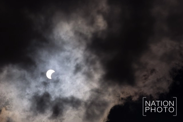 เปิดภาพ "สุริยุปราคาบางส่วน"