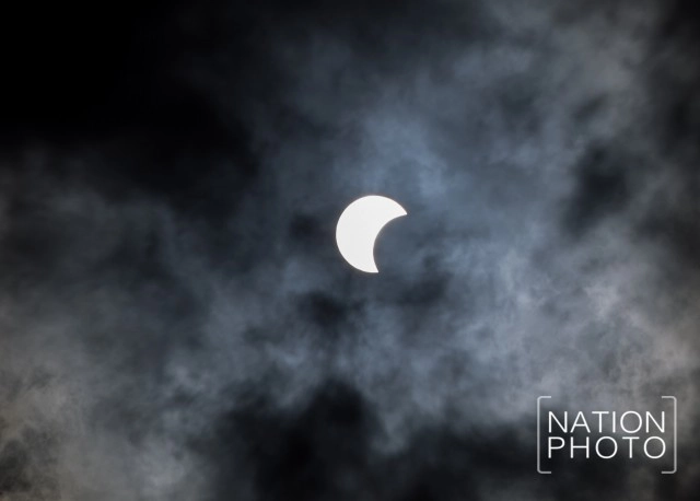 เปิดภาพ "สุริยุปราคาบางส่วน"