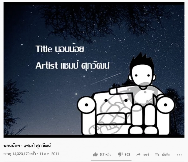 เสียชีวิต"แชมป์ ศุภวัฒน์"เจ้าของเพลงนอนน้อย