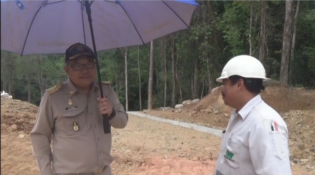 เร่งซ่อมถนน'เขาพับผ้า' เตรียมรับมือฝนตกหนัก