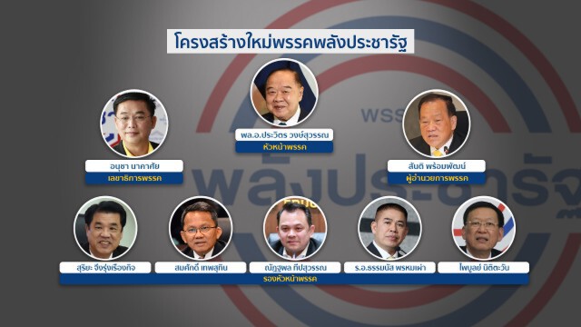 ฉลุย! สมาชิกหนุน "ประวิตร"  นั่งกุมบังเหียนพลังประชารัฐ
