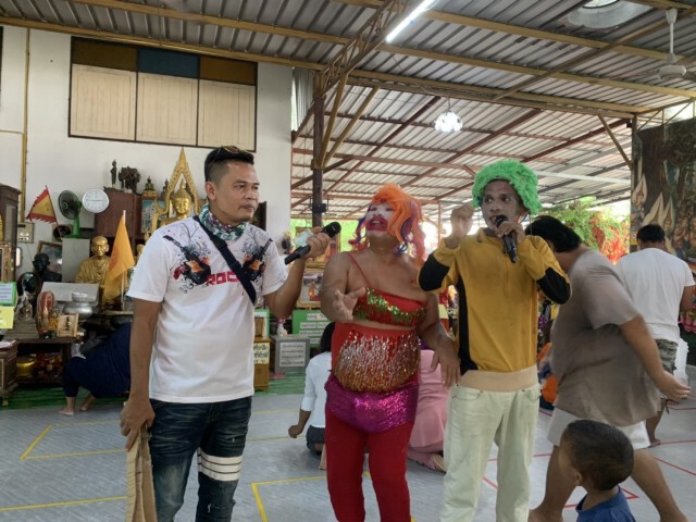 เล่นตลกแก้บนไอ้ไข่วัดโปรยฝน หลังจากบนให้ลูกน้องหายป่วย