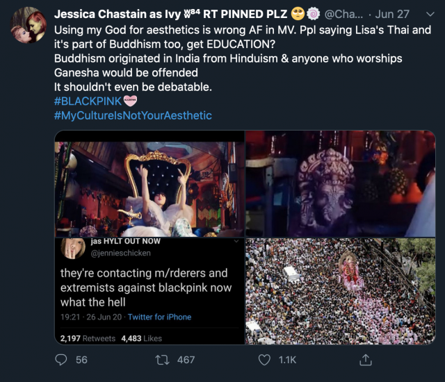 ‘BLACKPINK’เจอดราม่าปมศาสนา