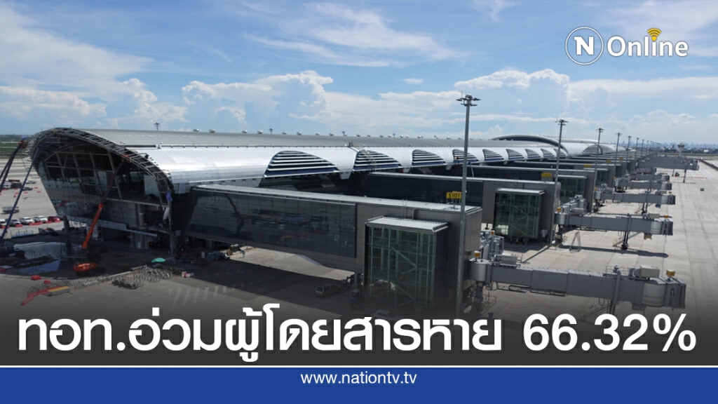 ทอท.อ่วมพิษโควิด-19 ทำผู้โดยสารวูบ 66.32%