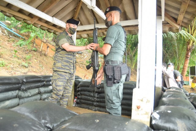 ผบ.ตร.ออกตรวจเยี่ยม ตชด.415 บำรุงขวัญลูกน้อง