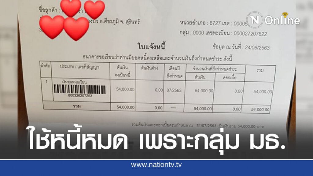 หนุ่มชาวนาขอบคุณ กลุ่ม มธ. ชี้ช่องทางปลดหนี้