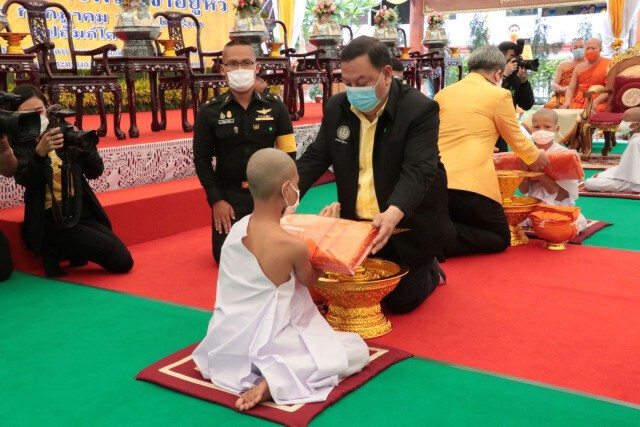 พม.จัดอุปสมบท135 รูป ถวายพระราชกุศล