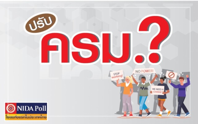"นิด้าโพล"ชี้ปชช.หนุนปรับครม.ทั้งคณะ