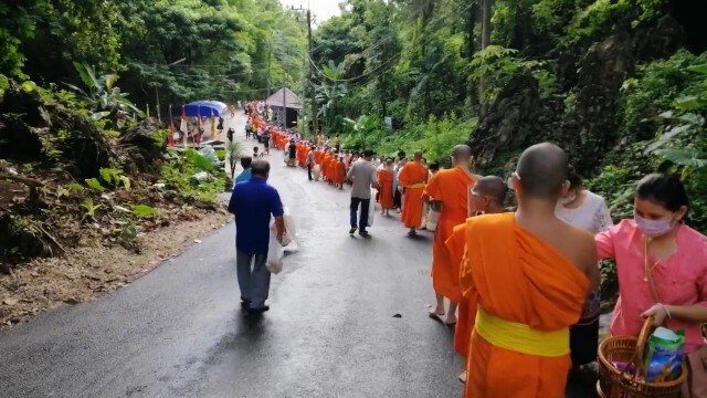 ทำบุญให้"จ่าแซม"ครบ2ปีถ้ำหลวง