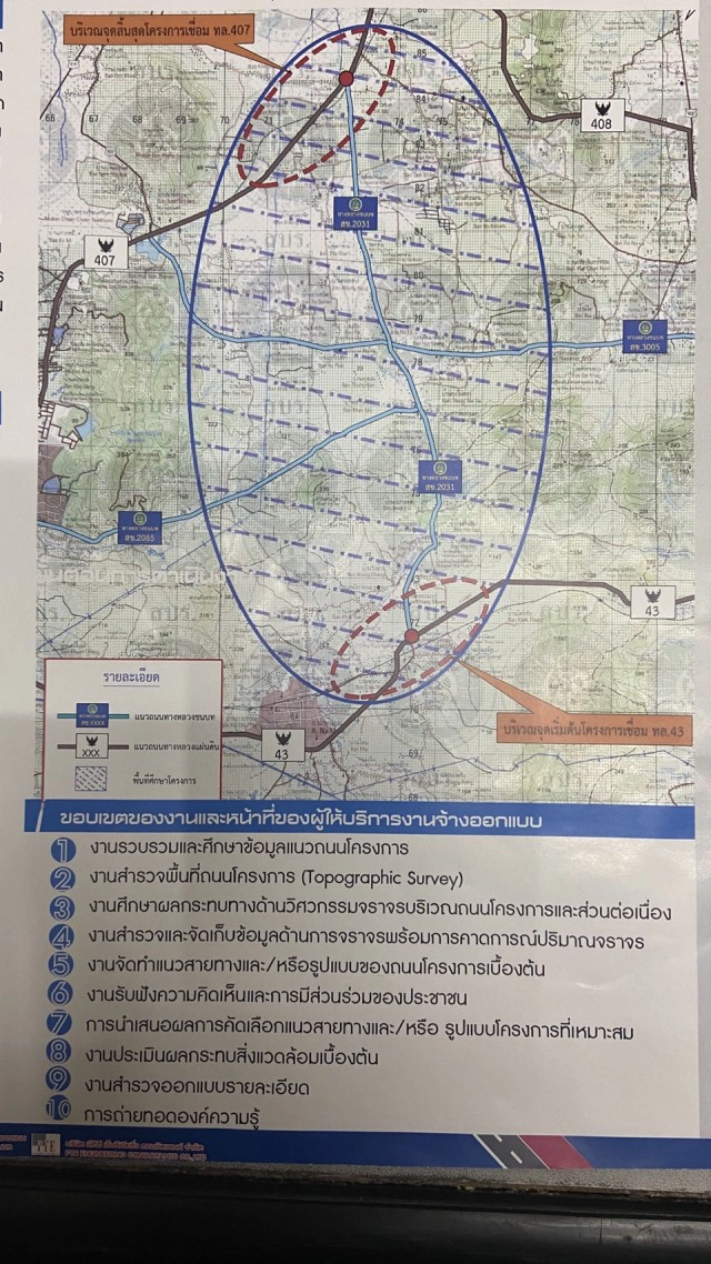 แนะนำโครงการสำรวจ-ออกแบบ  ถนนเลี่ยง-ลัดเข้าสู่เมืองหาดใหญ่
