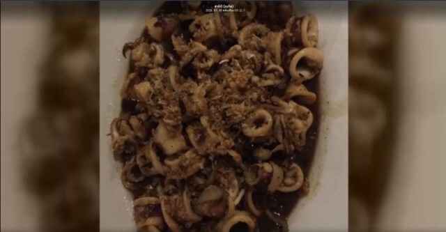 เจ้าของร้าน ชี้แจง  เมนูหมึกกระเทียม 2,500 บาท