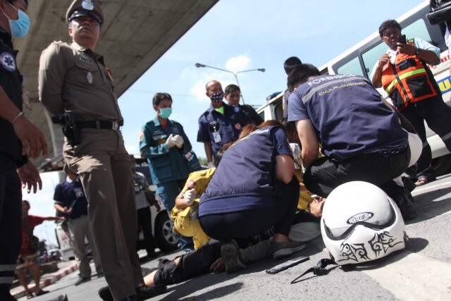 แมสเซ็นเจอร์เสียหลัก ร่วงสะพานพระราม 3 ดับ