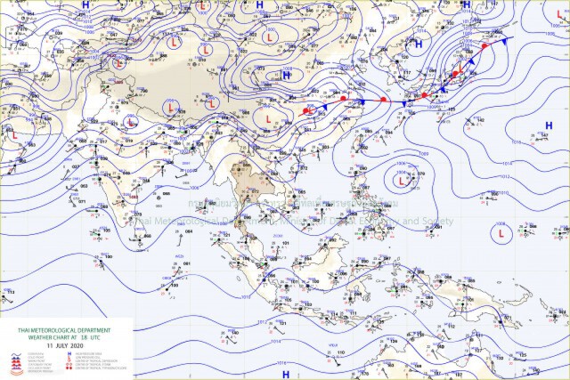 อุตุฯเตือน ภาคตะวันออก-ภาคใต้ ฝนตกหนัก