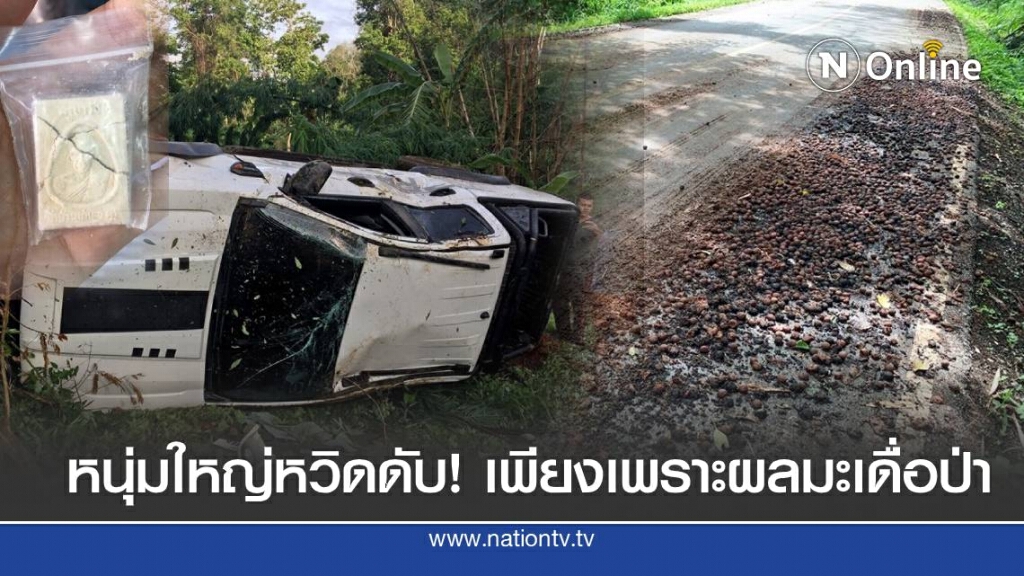 หนุ่มใหญ่หวิดดับรถคว่ำเพราะผลมะเดื่อป่า แต่แคล้วคลาดมีของดี หนุ่มใหญ่หวิดดับรถคว่ำเพราะผลมะเดื่อป่า แต่แคล้วคลาดมีของดี