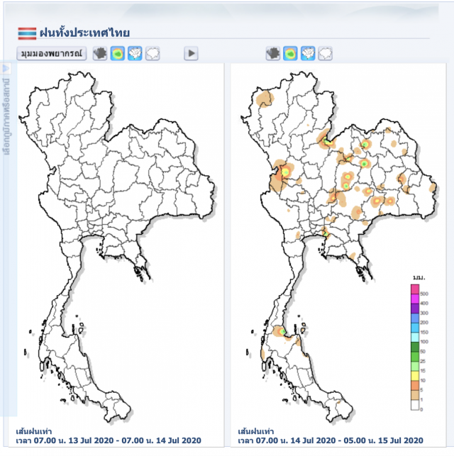 เตือน!! 2 ภาคเจอมรสุม อาจเกิดน้ำท่วมฉับพลัน