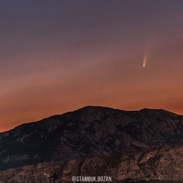 ดาวหางนีโอไวส์โคจรใกล้โลกสุดในรอบ7พันปี ทั่วโลกแห่ชมความงาม