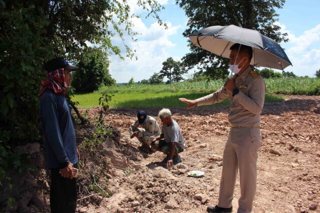 ตรวจสอบกระดูกสัตว์โบราณพบกลางทุ่งนา