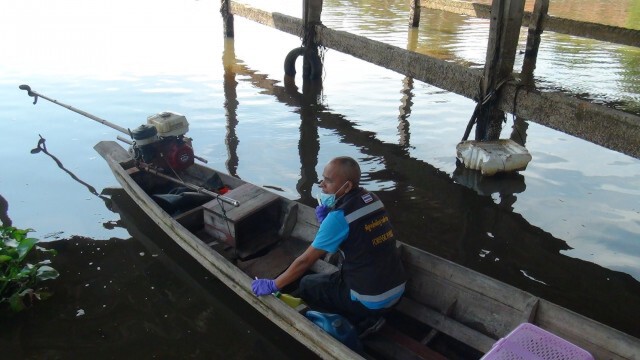 คนร้ายขับเรือหางยาวประกบยิงกลางทะเลสาบ ร่างหาย