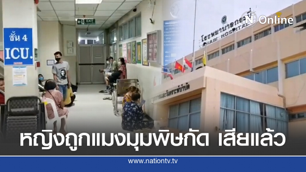 หญิงชาวกระบี่ ถูกแมงมุมพิษกัดอาการสาหัส ลาโลกแล้ว หลังรักษารพ.7วัน