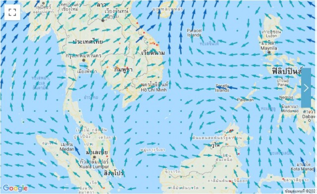 หมอกควันข้ามแดนยังไม่กระทบภาคใต้ของไทย