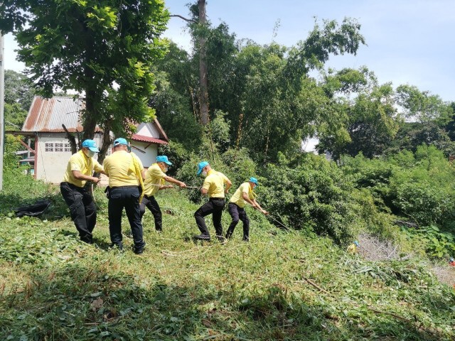 ตำรวจทางหลวงร่วมจิตอาสา ที่ลำตะคอง