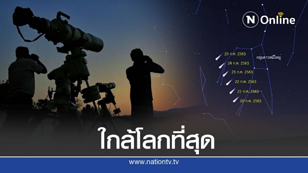 วันนี้ดาวหางนีโอไวส์จะโคจรใกล้โลกมากที่สุด ในรอบ7พันปี