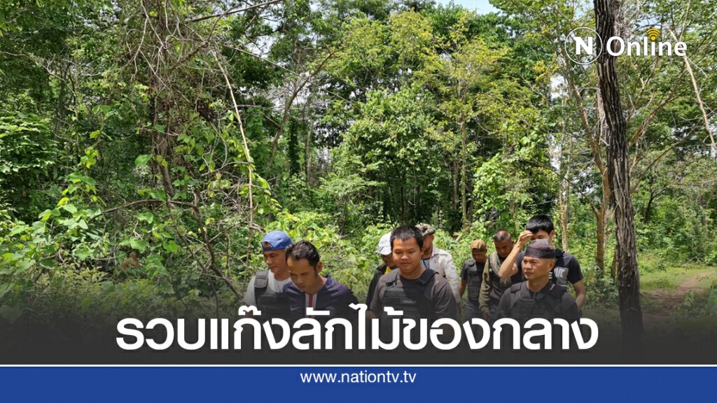 รวบแก๊งลักไม้พะยูงของกลาง รวบแก๊งลักไม้พะยูงของกลาง