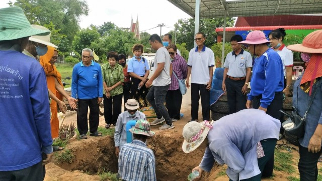 สร้างธนาคารน้ำใต้ดินแก้ปัญหาท่วมแล้งในวัด