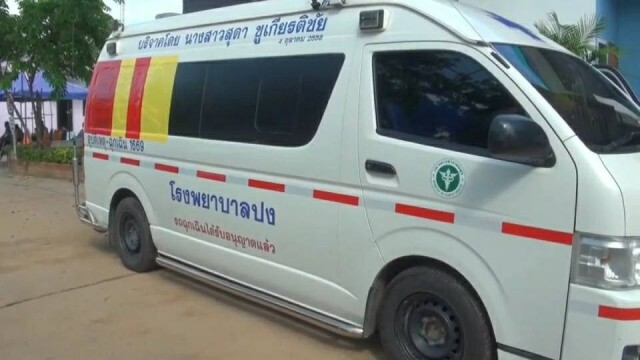 รวบมือปาหินรถตู้ฉุกเฉิน รพ.ปง