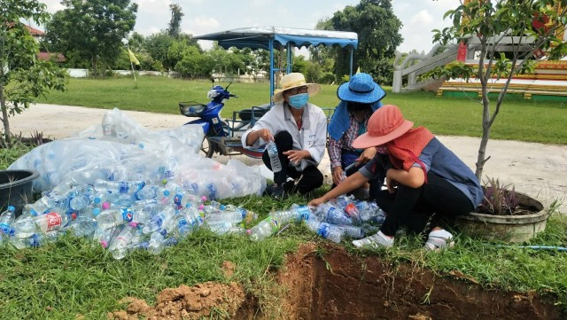 สร้างธนาคารน้ำใต้ดินแก้ปัญหาท่วมแล้งในวัด