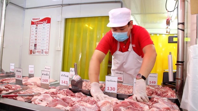 พาณิชย์ขอนแก่นคุมราคาเนื้อหมูแดง