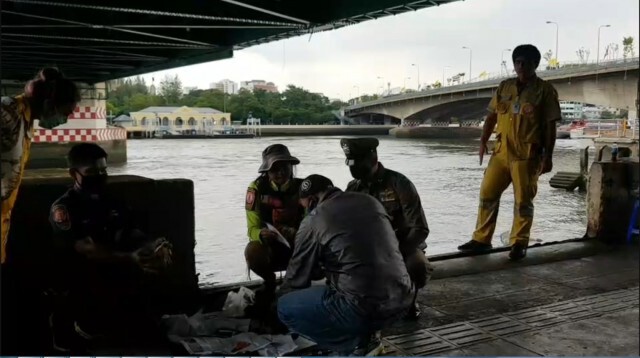 ศพลอยกลางเจ้าพระยา ทิ้งจม.ระบายชีวิต