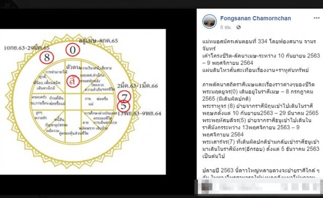 ฟองสนานทำนายราศีเมษ ระวังคนชั่ว-ความโลภมาล้วงเอาเงินในประเป๋า