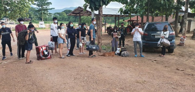 จับ13คนไทยลักลอบข้ามแดน