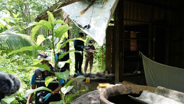 พบศพปริศนาไร้หัวในขนำเฝ้าสวนยาง