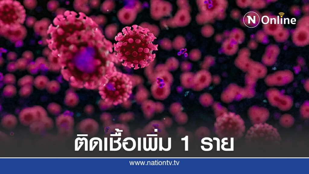 ศบค.เผยพบติดเชื้อโควิดรายใหม่ 1 ราย ศบค.เผยพบติดเชื้อโควิดรายใหม่ 1 ราย