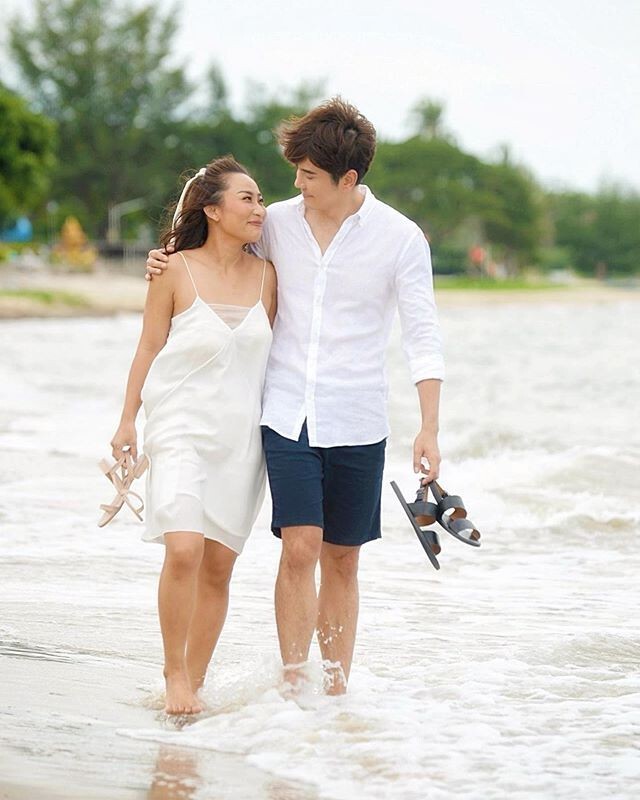 ‘ลาล่า’ โชว์หวานควง ‘เล็ก เจษฎา’ อวดโมเมนต์สุดน่าอิจฉาริมทะเล