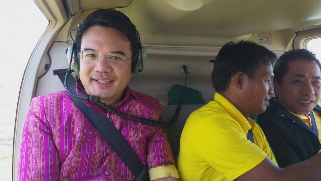 บินสำรวจทุ่งกุลาร้องไห้เตรียมทำฝนหลวง