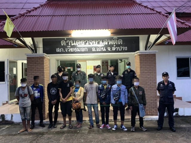 รวบ 7 เมียนมา หลบหนีเข้าเมือง