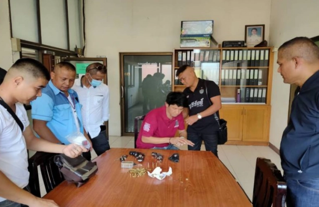 รวบหนุ่มยิงมั่วใส่รถชาวบ้าน  อ้างโมโห