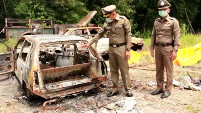 เผาชายเร่ร่อนอำพรางจัดฉากหนีคดี